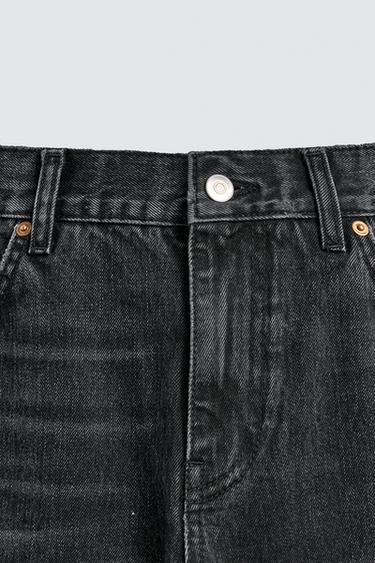 Zara FLARE FIT JEANS - Charcoal