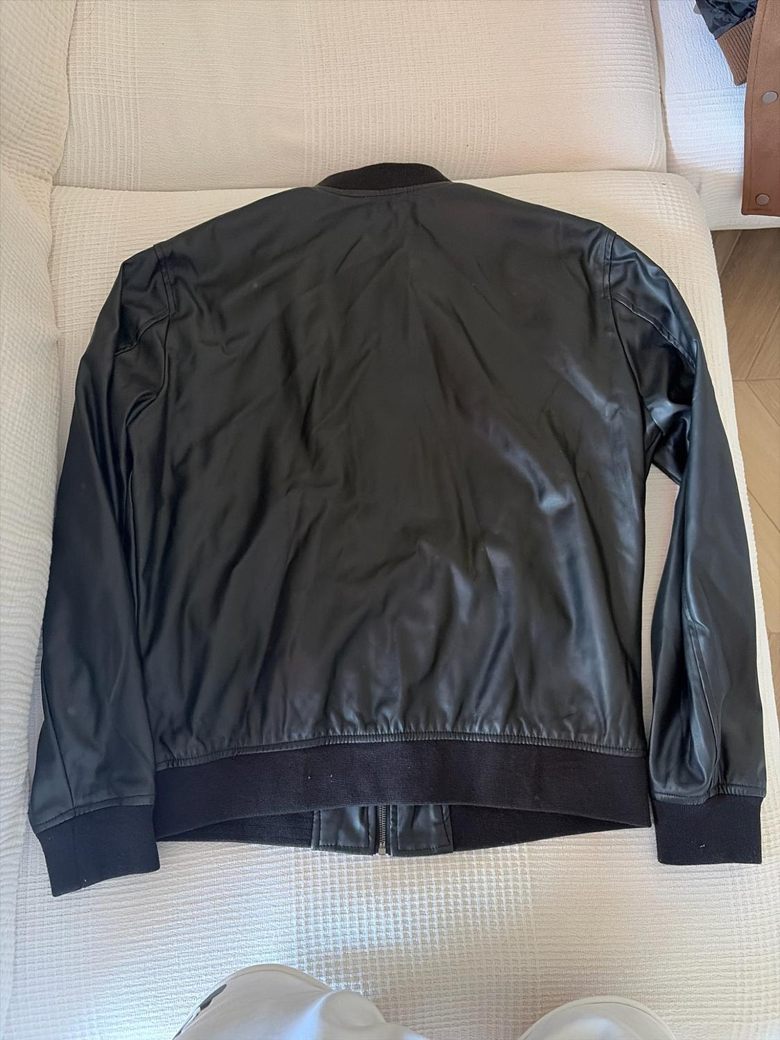 BOMBER ΤΖΑΚΕΤ ΜΕ ΔΕΡΜΑΤΙΝΗ ΥΦΗ - Image 6