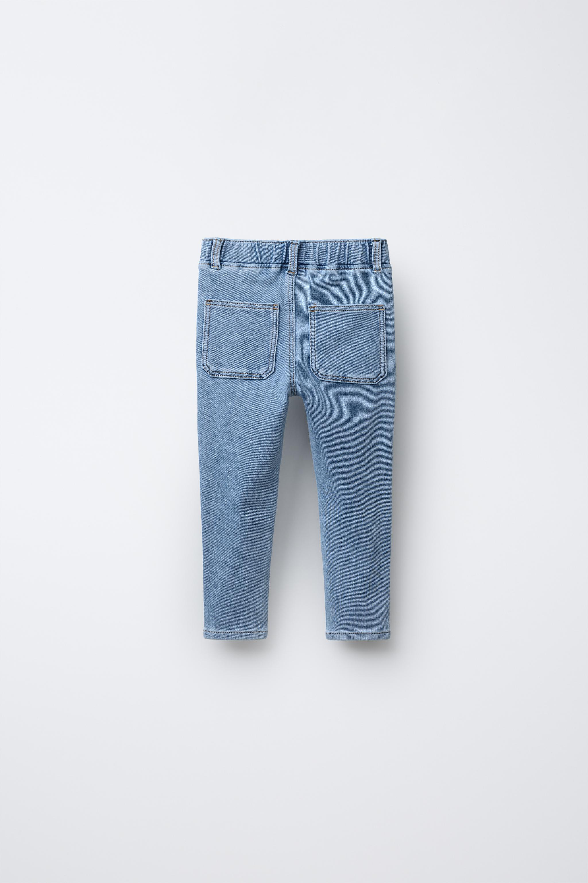 ZARA バーレスクインスピレーション デニム ライトブルー ZARA バーレスクインスピレーション デニム ライトブルー