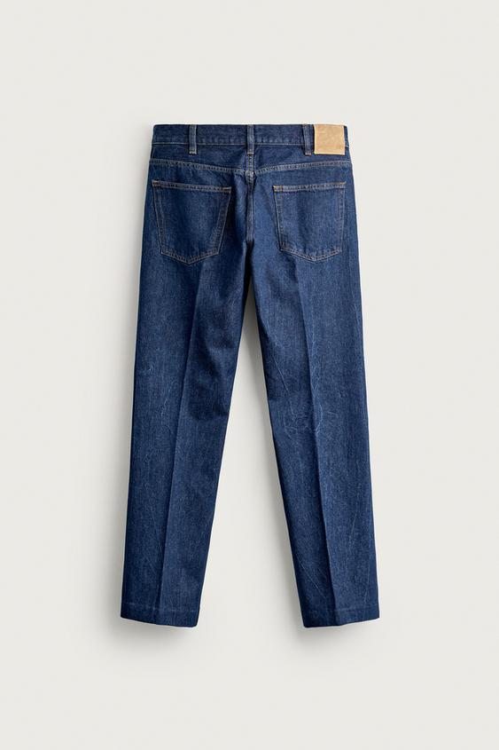 JEAN COUPE BOOTCUT REPASSÉ AARON LEVINE X ZARA - Bleu de Zara - Image 7