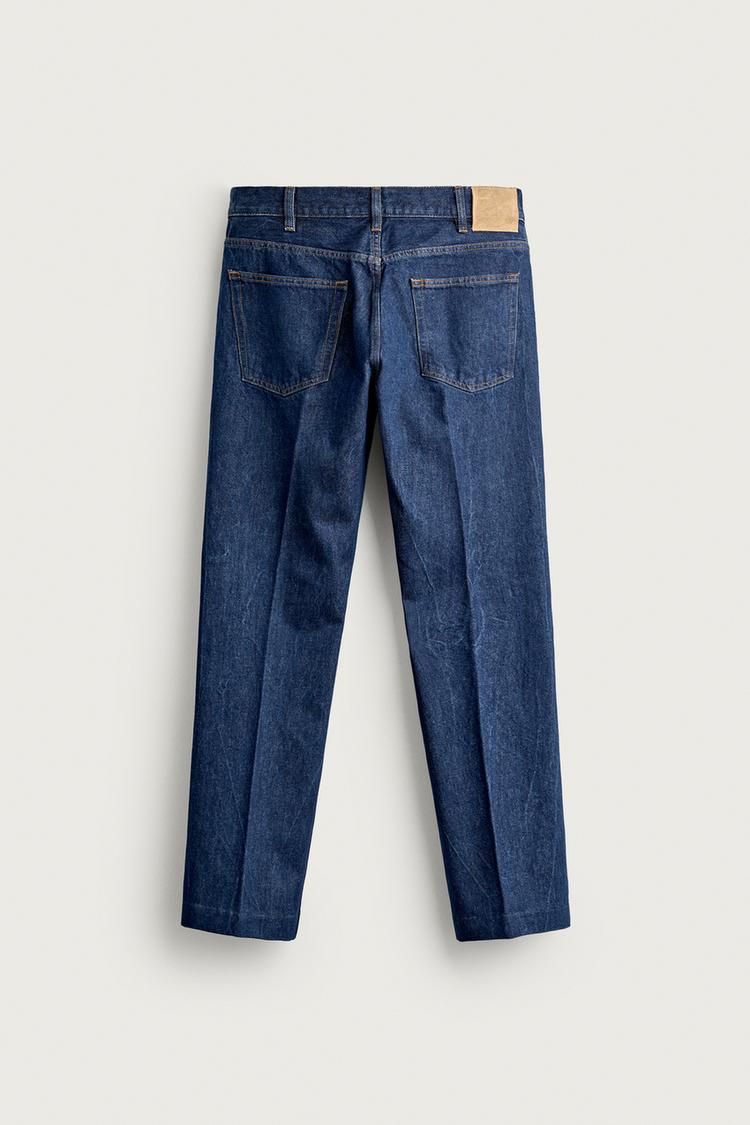 Jeans de corte boot-cut con prensado Aaron Levine x Zara 3