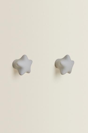 LOT BOUTONS DE PORTE ENFANTS ÉTOILE (LOT DE 2) - Gris anthracite de Zara - Image 1