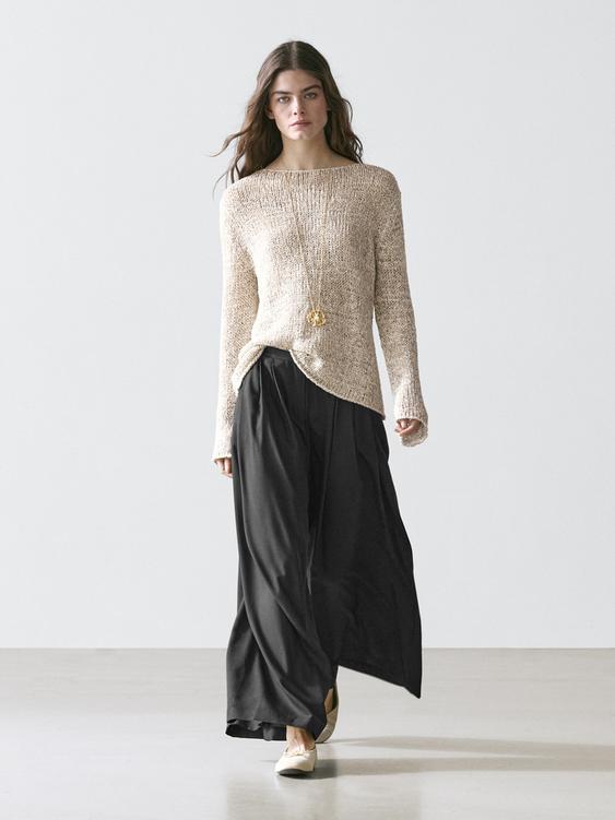 Flowing trousers with darts from Zara - $220