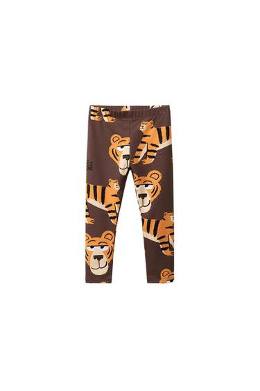 TIGER PRINT LEGGINGS - Brown von Zara - Bild 0