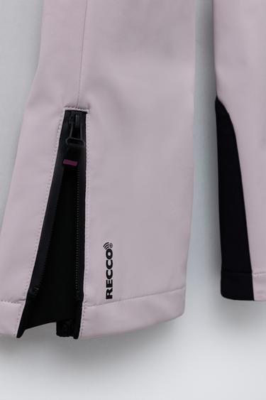SALOPETTE WATER RESISTANT ET COUPE-VENT SYSTÈME RECCO® COLLECTION SKI - Rose pastel de Zara - Image 6