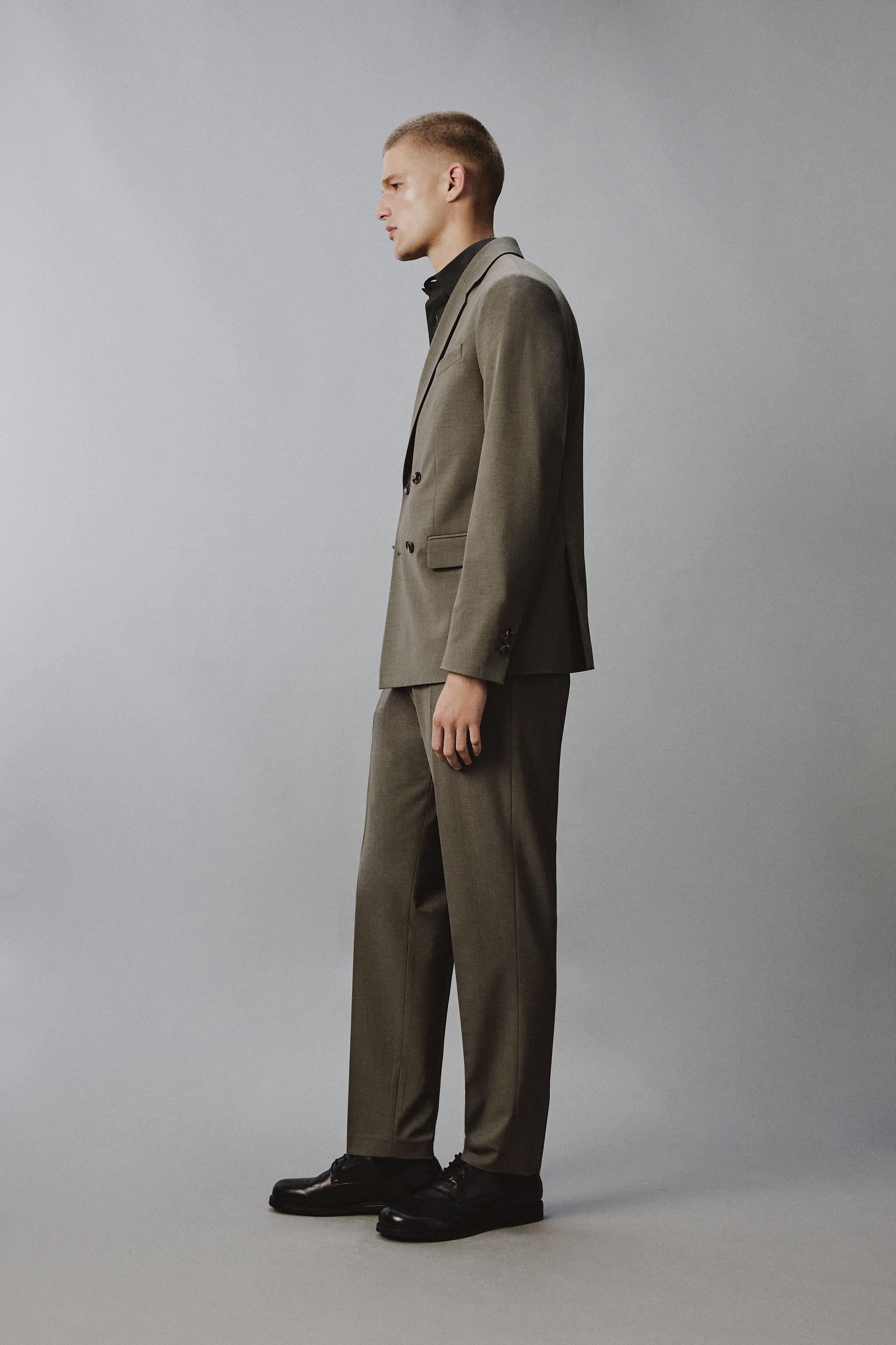 DOUBLE BREASTED SUIT JACKET
