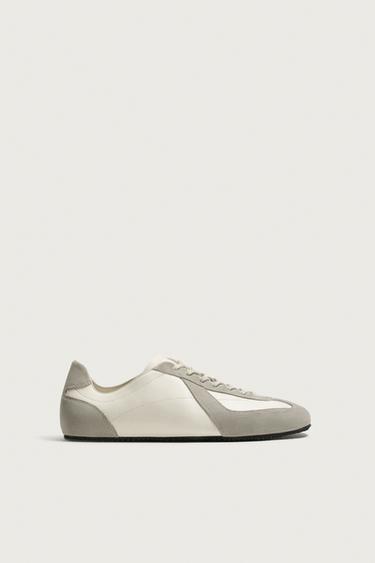 LEATHER TRAINERS AARON LEVINE X ZARA - White by Zara