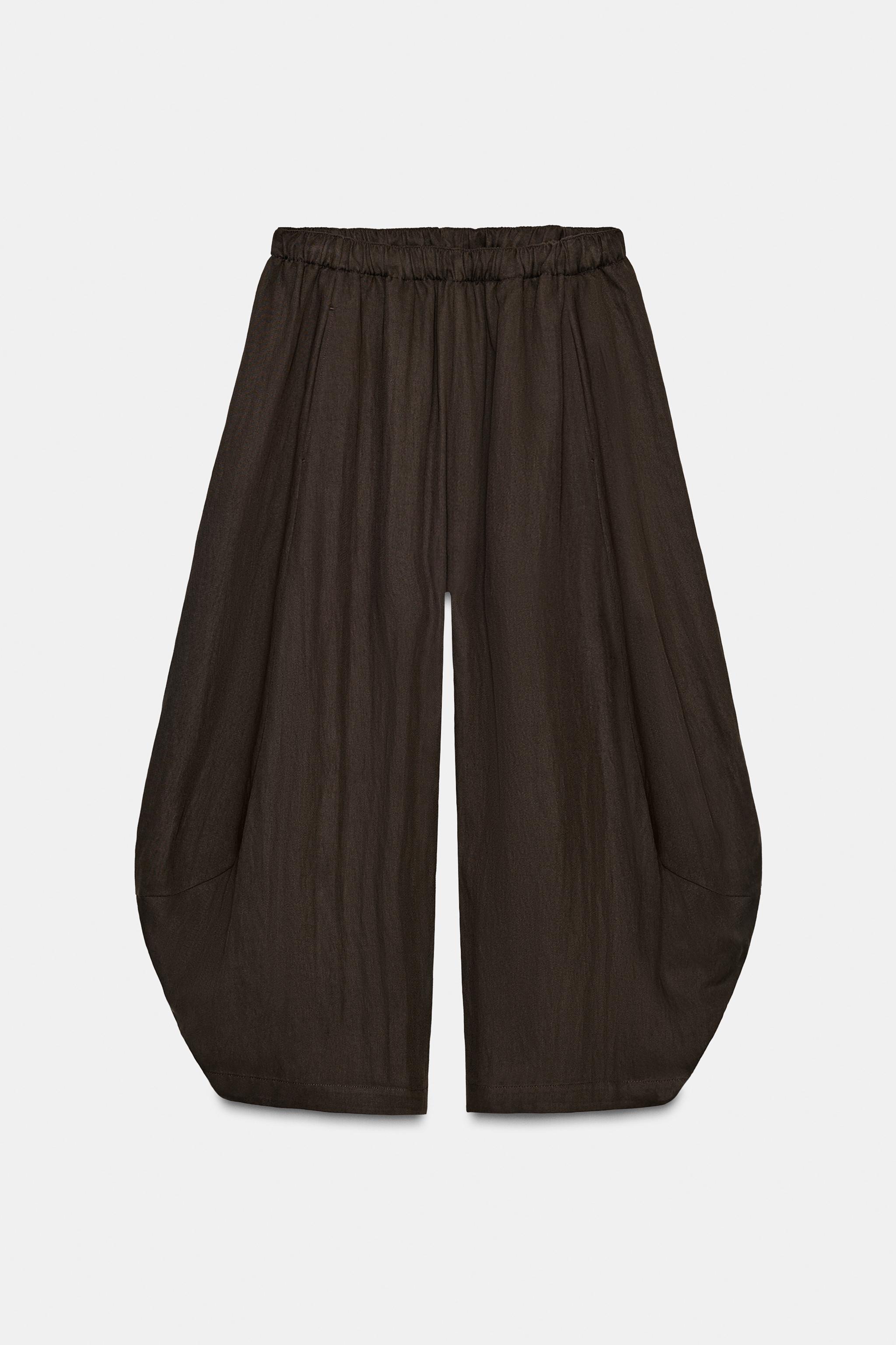 TEXTURED VOLUME PANTS ZW COLLECTION