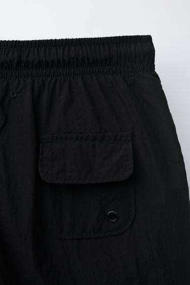 6-14 ANS/ SHORT DE BAIN UNI - Noir de Zara - Image 3