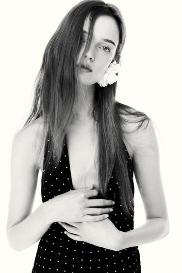 ROBE HALTER À POIS ZW COLLECTION - Noir / Écru de Zara - Image 1
