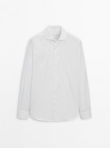 Camisa regular fit 100% algodón - Blanco de Zara