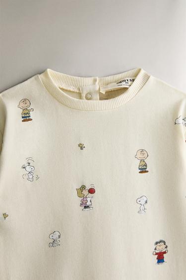 CHILDREN'S PEANUTS™ ROMPER - Light lime green by Zara - Image 1