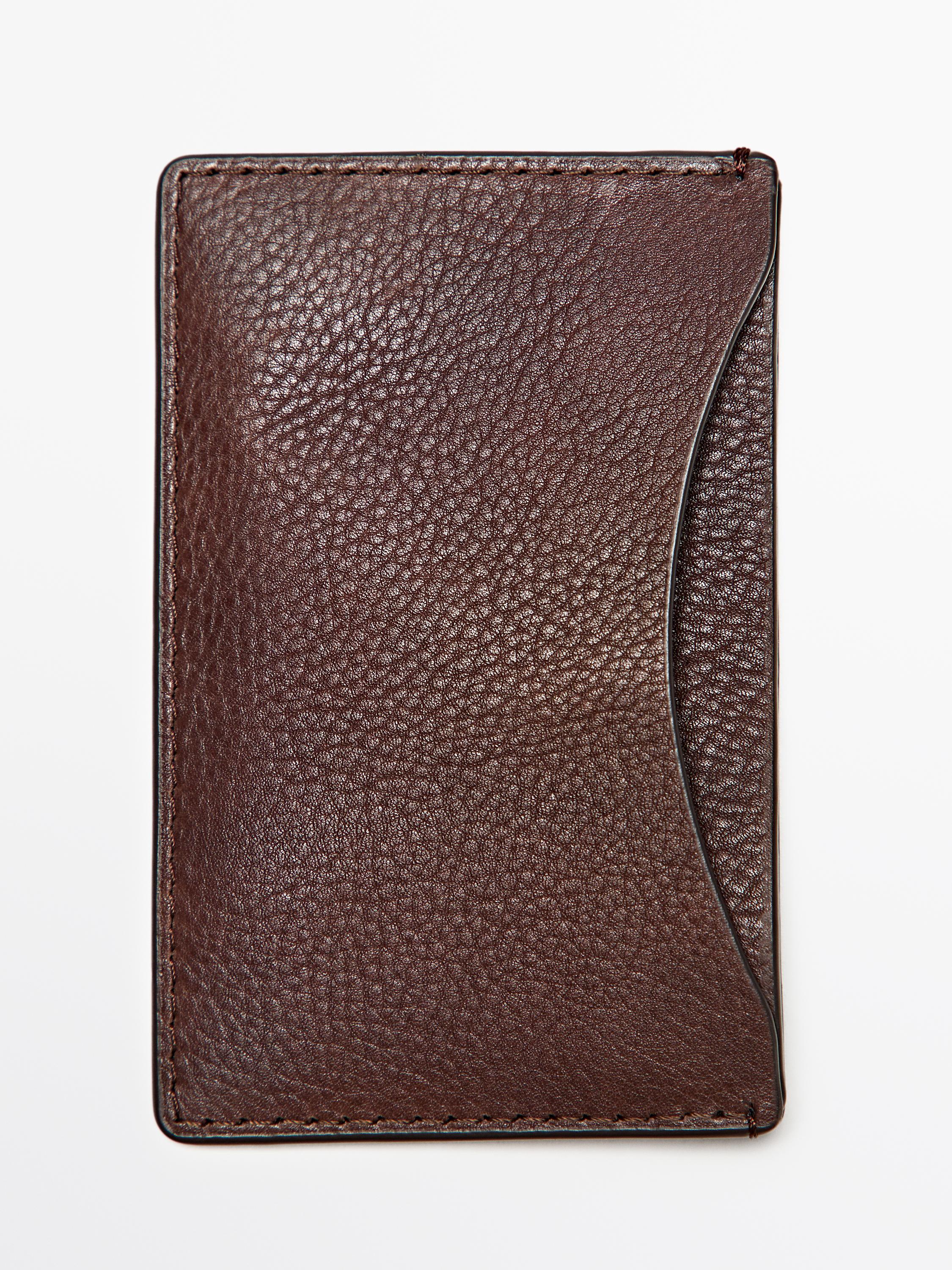 Porte-cartes en cuir nappa