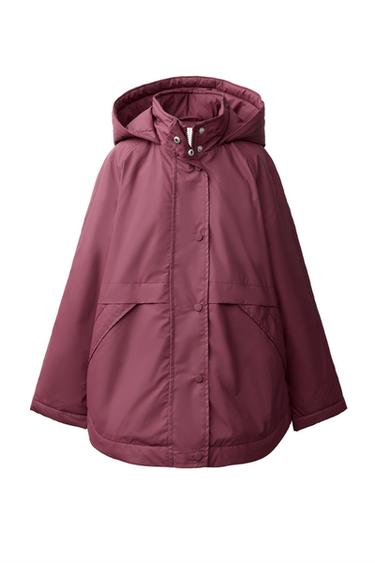 WATER-RESISTANT RUBBERISED RAINCOAT - Strawberry by Zara