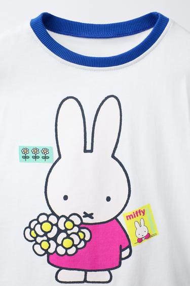 T-SHIRT CONTRASTE MIFFY™ MERCIS BV © - Blanc de Zara - Image 2