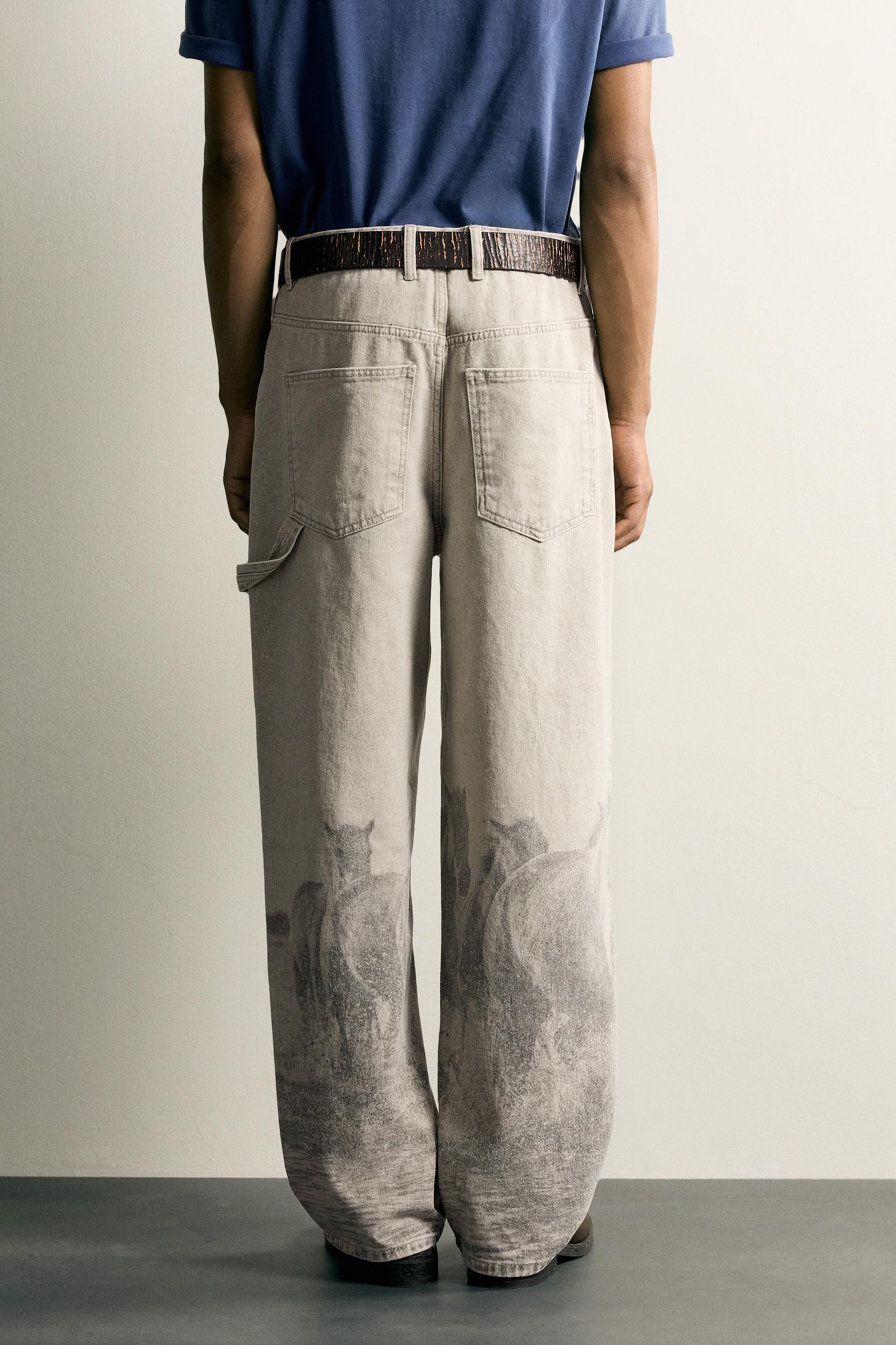 HORSE PRINT BALLOON FIT PANTS