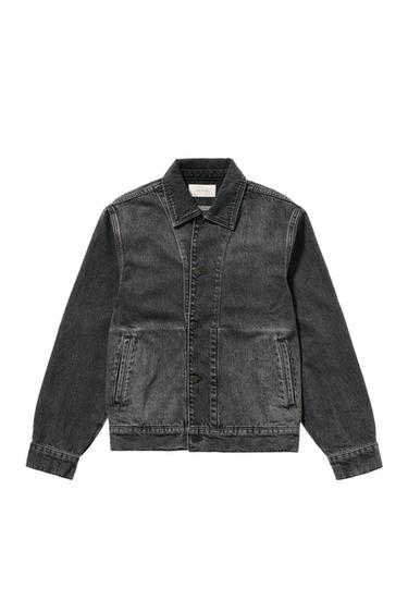 DENIM OVERSHIRT - Charcoal by Zara