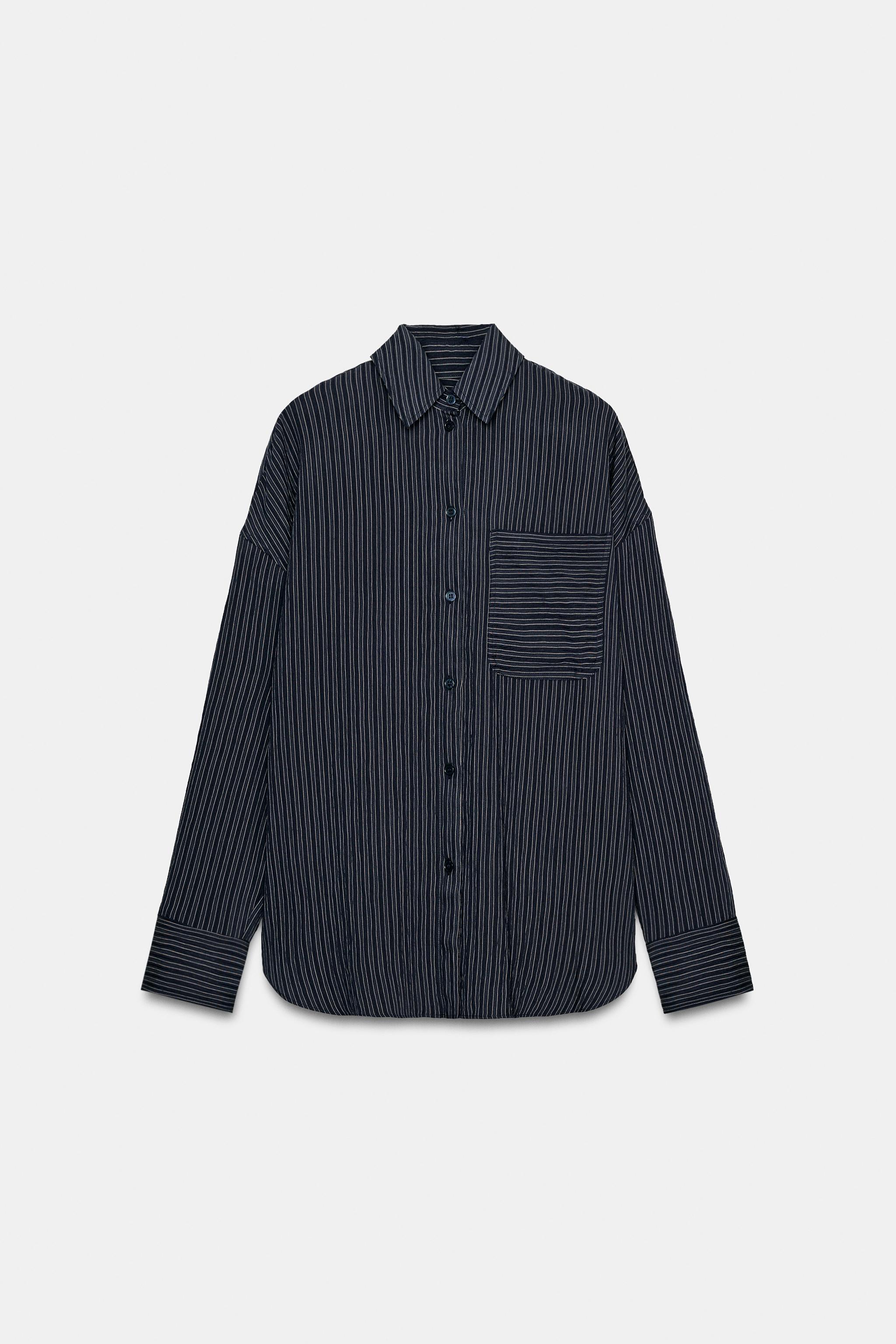 CHEMISE FLUIDE À RAYURES ZW COLLECTION