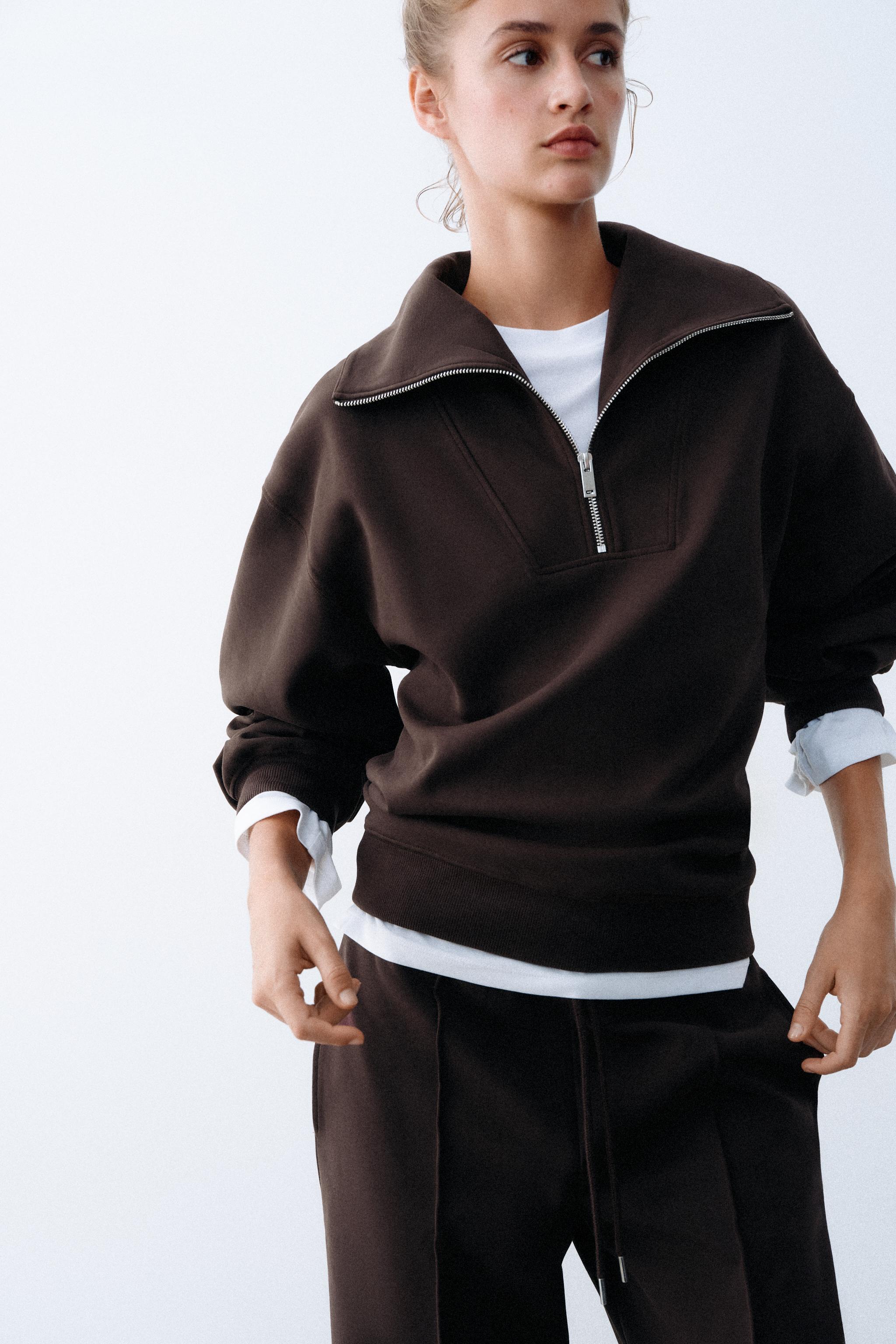 INTERLOCK ZIP-UP SWEATSHIRT