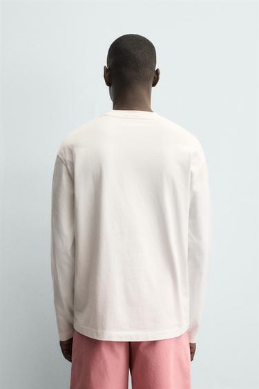 T-SHIRT À INSCRIPTION CUPIDON - Blanc de Zara - Image 2