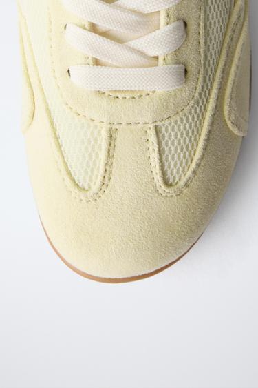 PASTEL TRAINERS - Yellow by Zara - Image 4