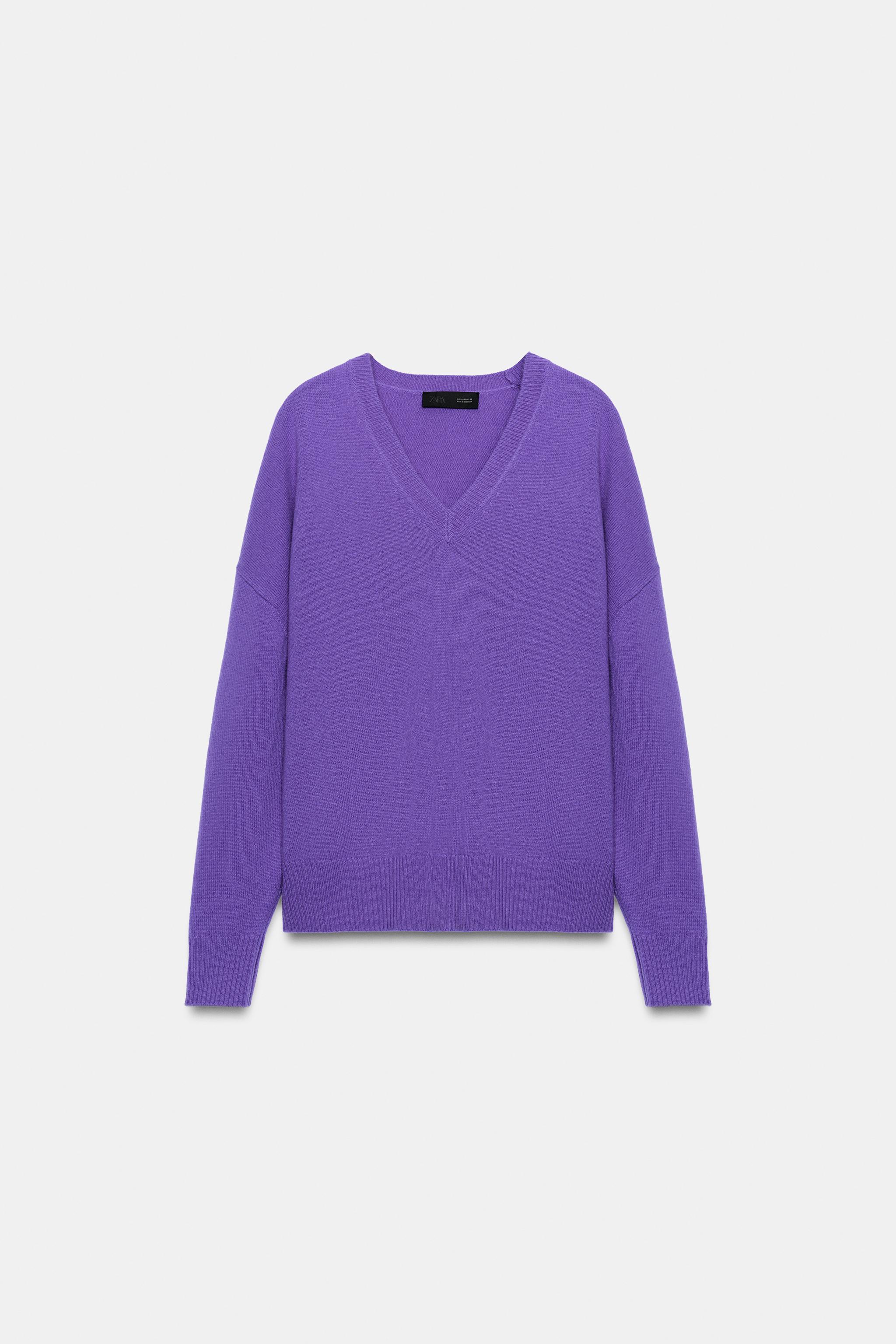 Женские свитеры Zara 100% WOOL OVERSIZED JUMPER — фото 4