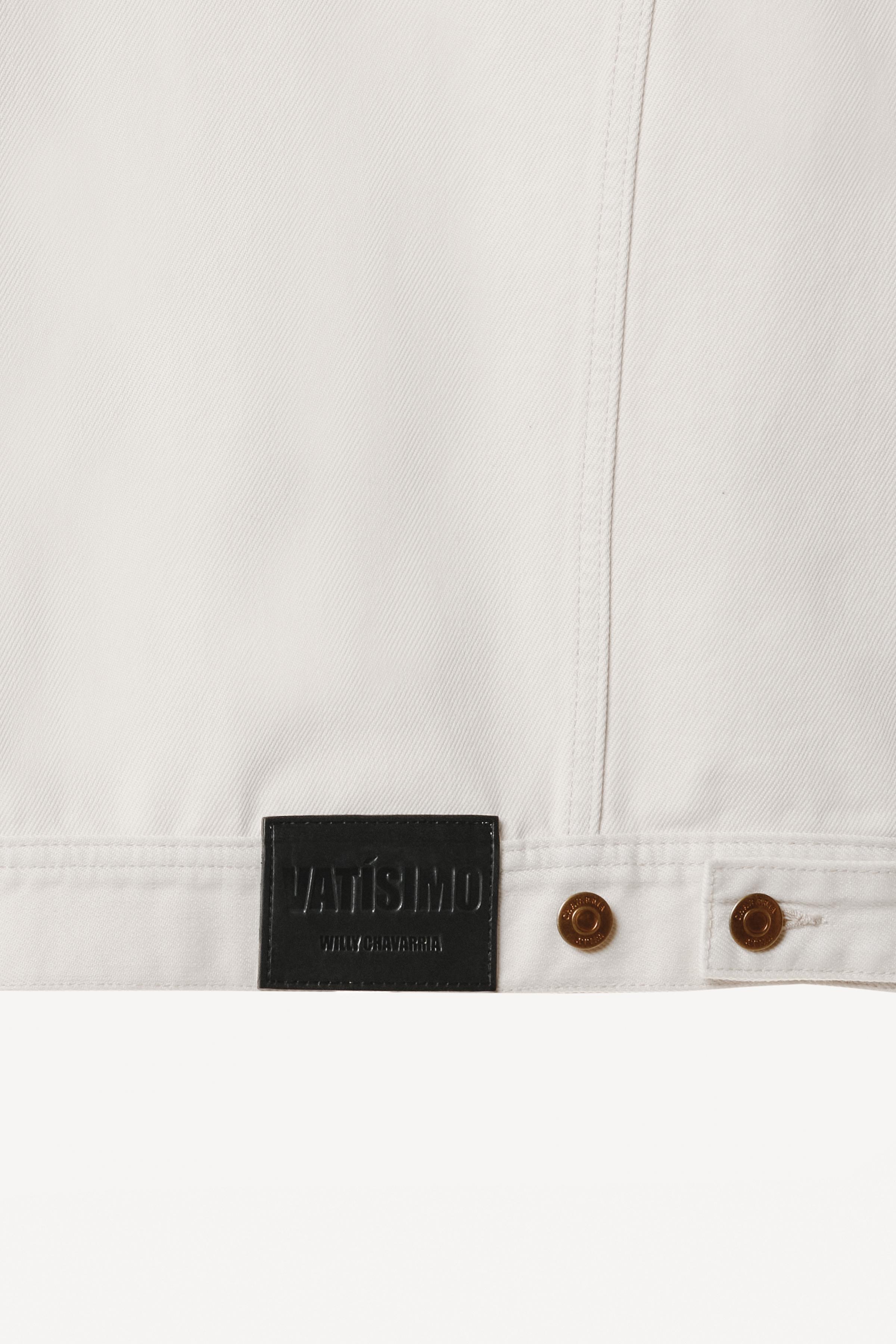 BOXY FIT DENIM VEST WILLY CHAVARRIA X ZARA - Ecru | ZARA United States