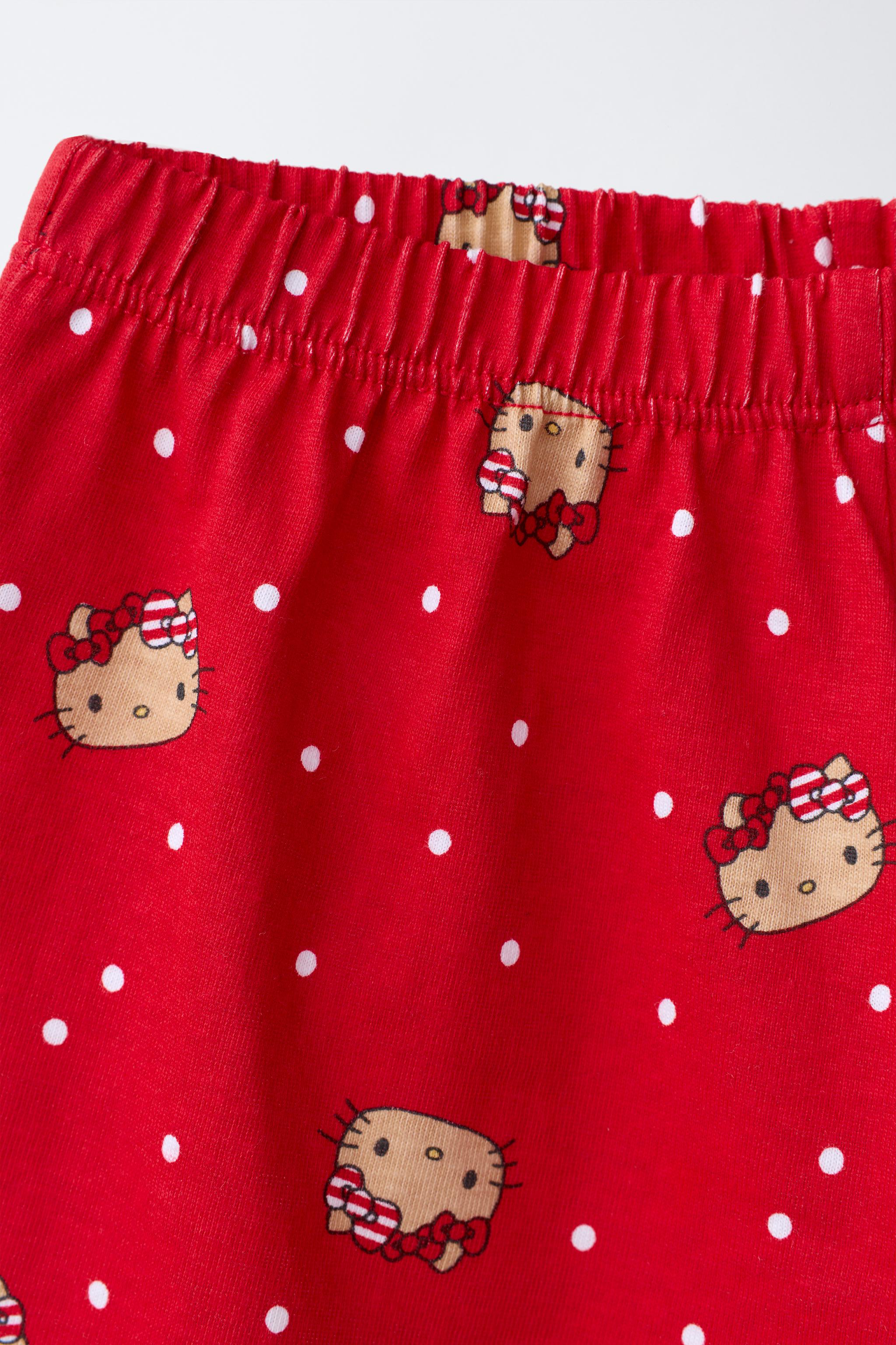 2-6歳用 HELLO KITTY © SANRIO パジャマ - ホワイト/レッド | ZARA