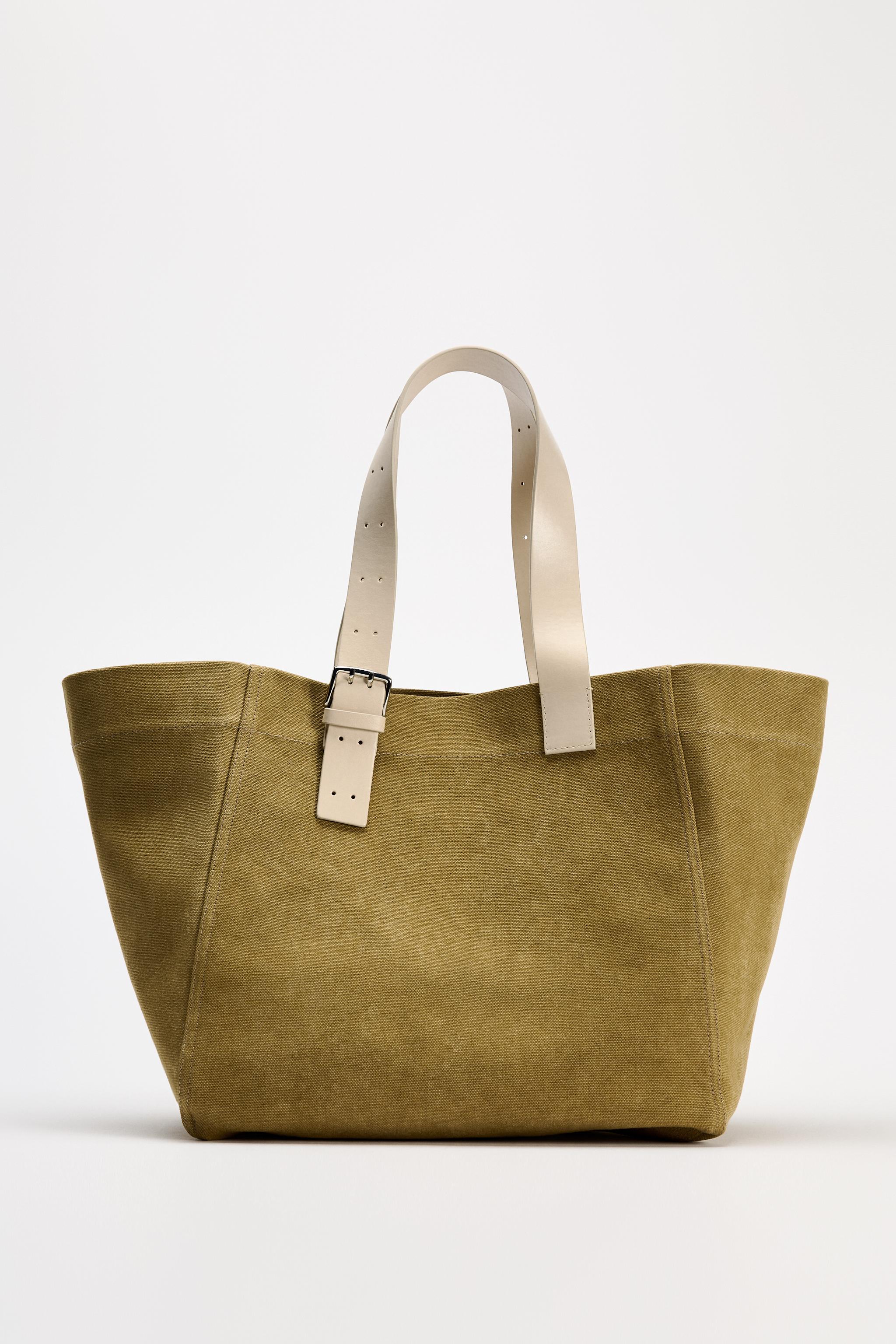 トートバッグ - ゴールデンブラウン | ZARA Japan / 日本 トートバッグ - ゴールデンブラウン | ZARA Japan / 日本
