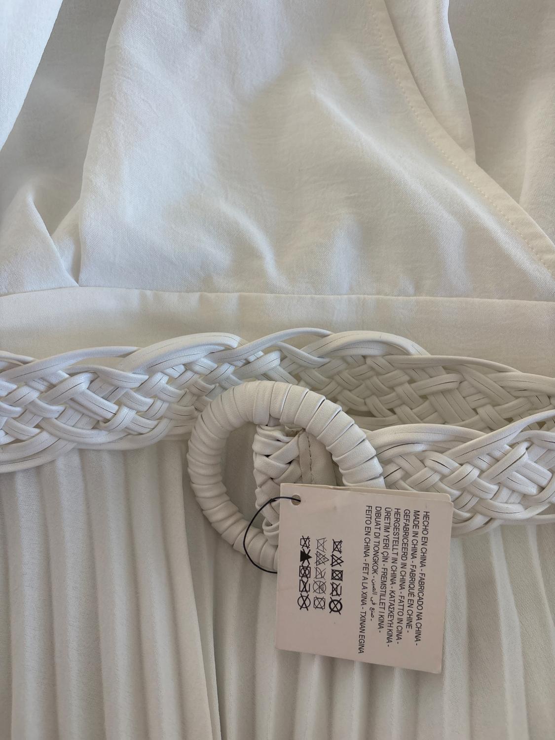 PLEATED MIDI DRESS - Image 3