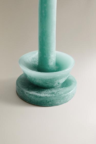 BOUGIE DÉCORATIVE BASE - Bleu de Zara - Image 3