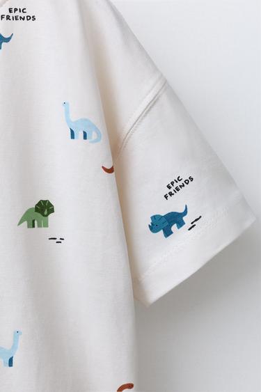 PRINTED T-SHIRT - White by Zara - Image 3
