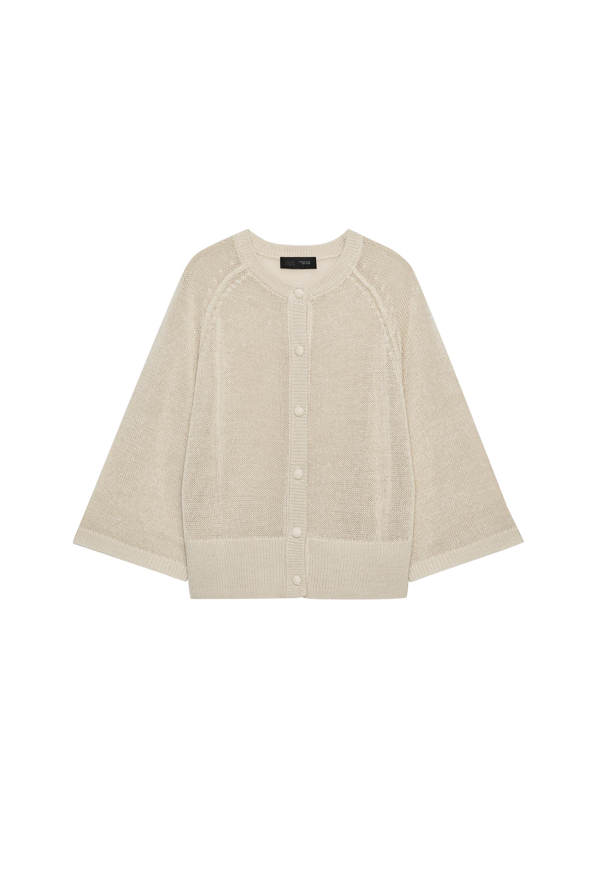 zara — GIACCA RUSTICA IN MAGLIA