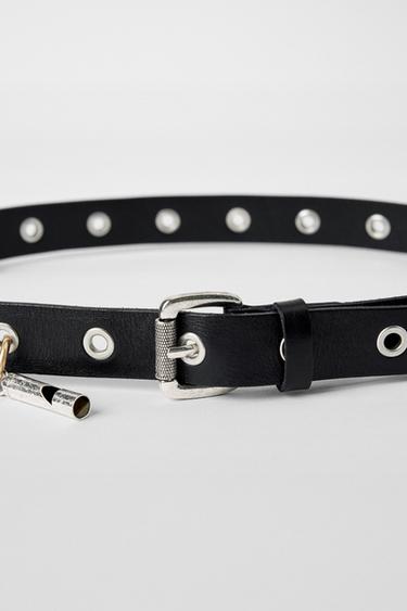 CEINTURE EN CUIR À CLOUS ET  CHARMS KATE MOSS X ZARA - Noir de Zara - Image 2