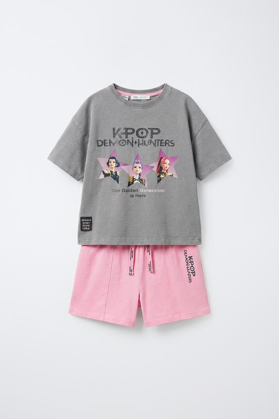 6 14 A OS PIJAMA KPOP DEMON HUNTERS NETFLIX Rosa ZARA Mexico 6-14-a-os-pijama-kpop-demon-hunters-netflix-rosa-zara-mexico
