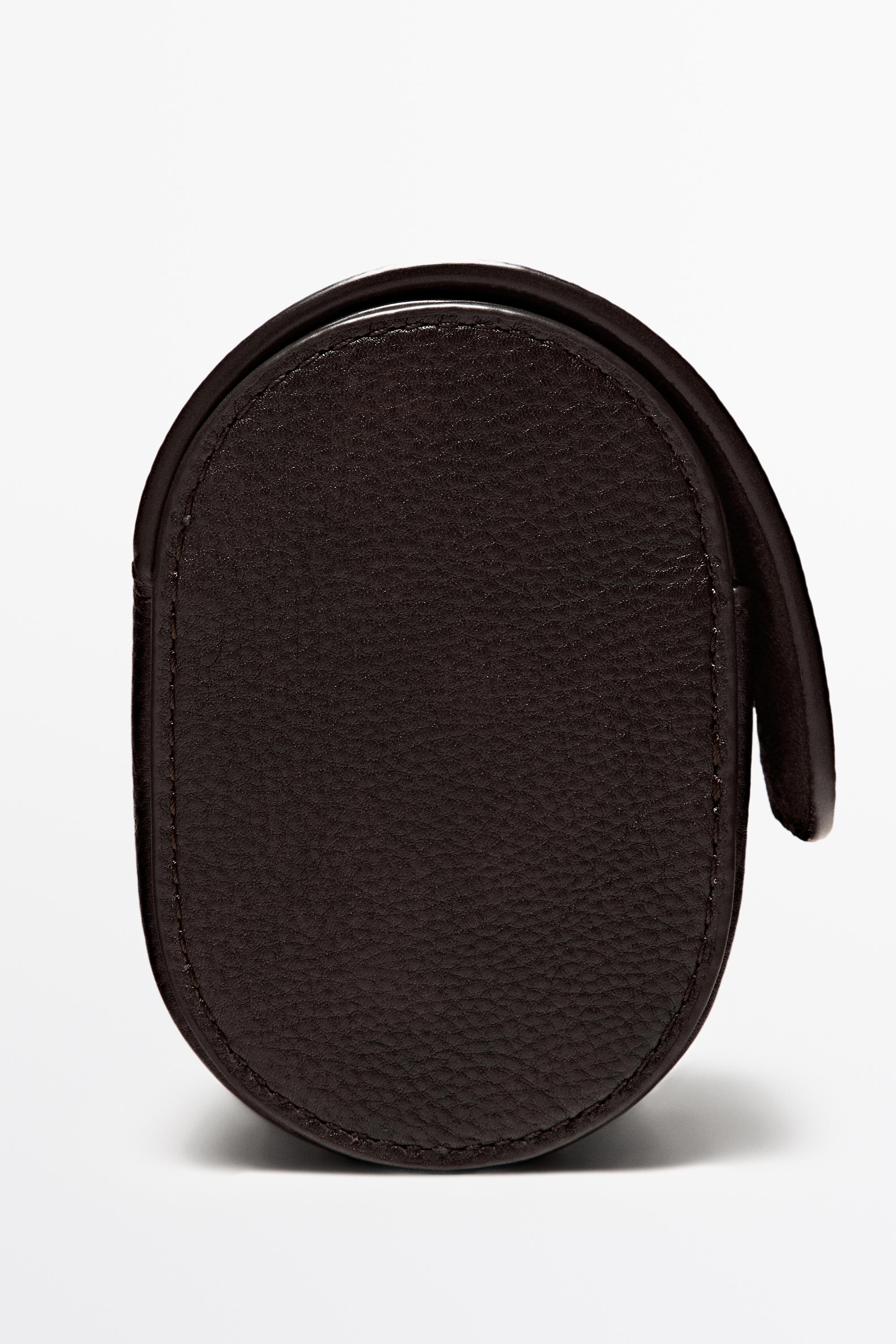 Nappa leather watch case