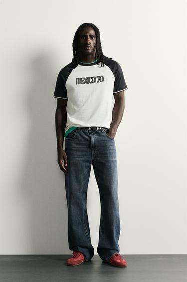 CAMISETA COLOR BLOCK MEXICO 70 FIFA WORLD CUP™ FIFA CLASSICS - Blanco de Zara
