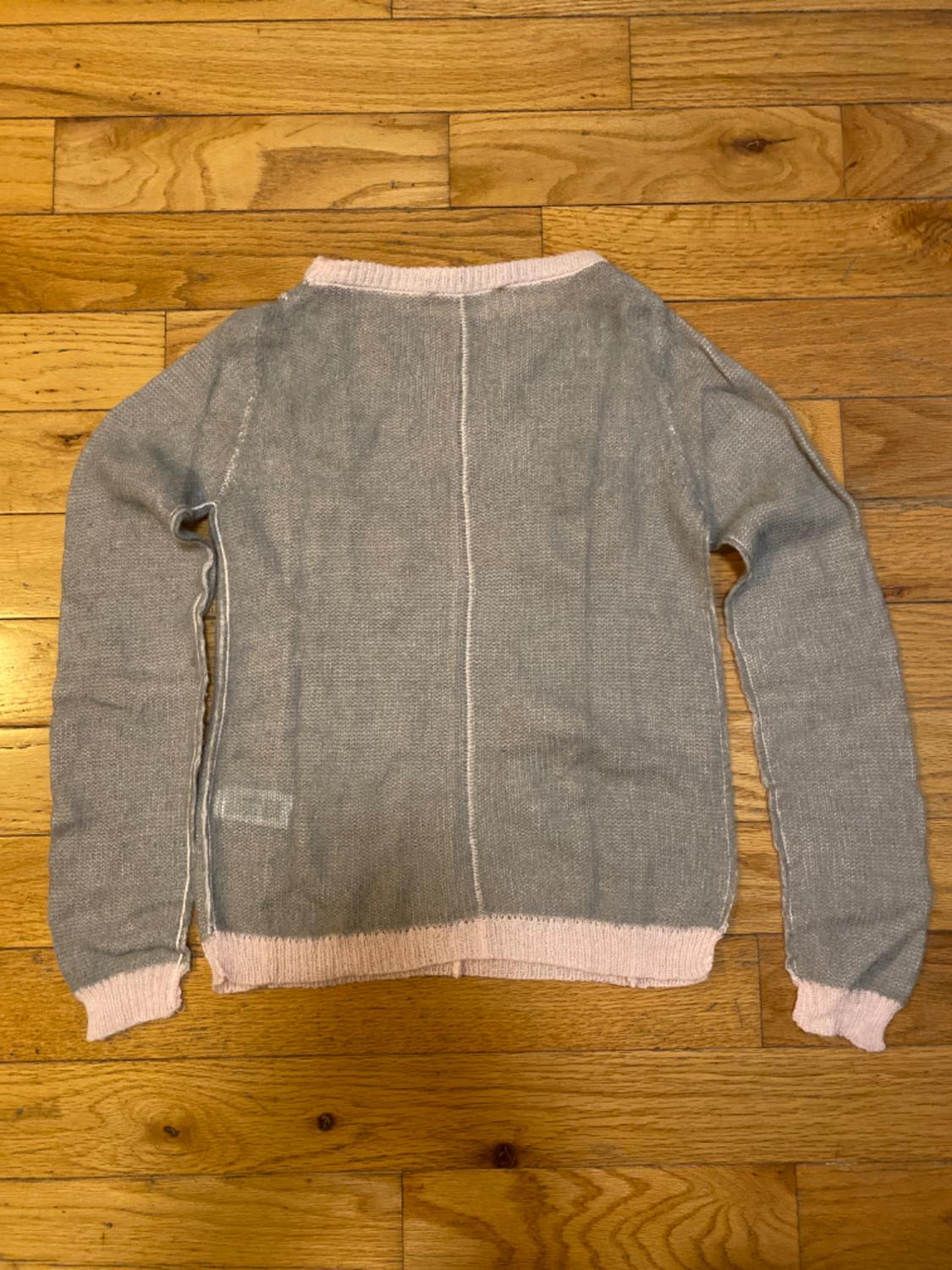 PRONOUNCED TOPSTITCHED KNIT SWEATER - Image 2