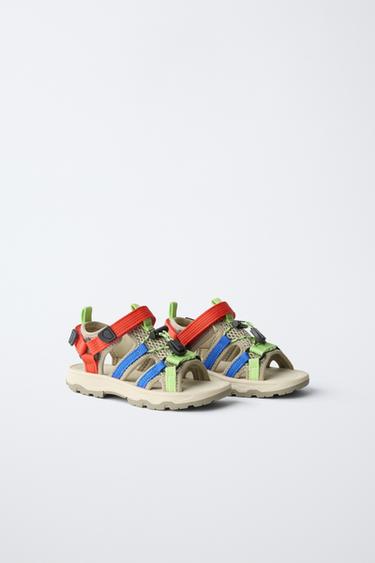 SANDALES TECHNIQUES MULTICOLORES - Multicolore de Zara - Image 1