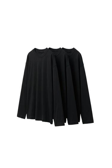 PAKO TRI BLUZA LISHO DHE ME VIJA - E zezë nga Zara