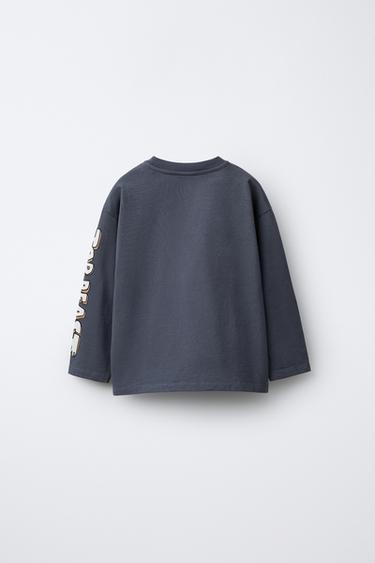 T-SHIRT IMPRIMÉ MONSTERS WHEELS © - Gris anthracite de Zara - Image 1