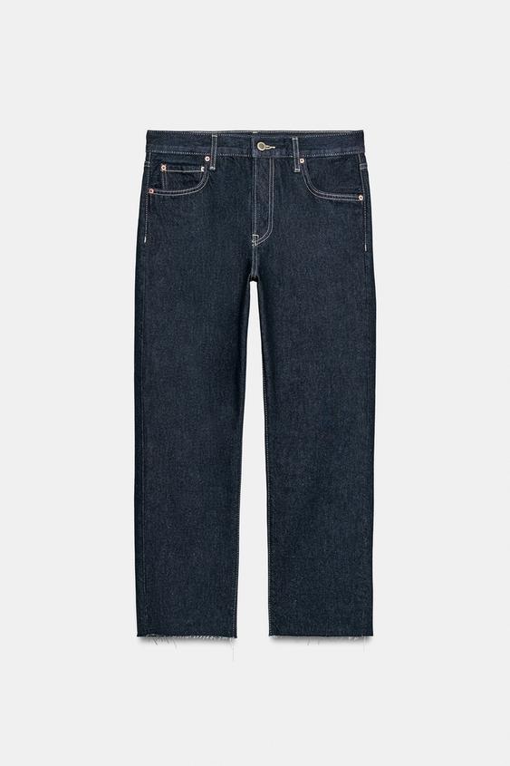 JEANS ZW COLLECTION TIRO MEDIO - Azul de Zara - Imagen 0