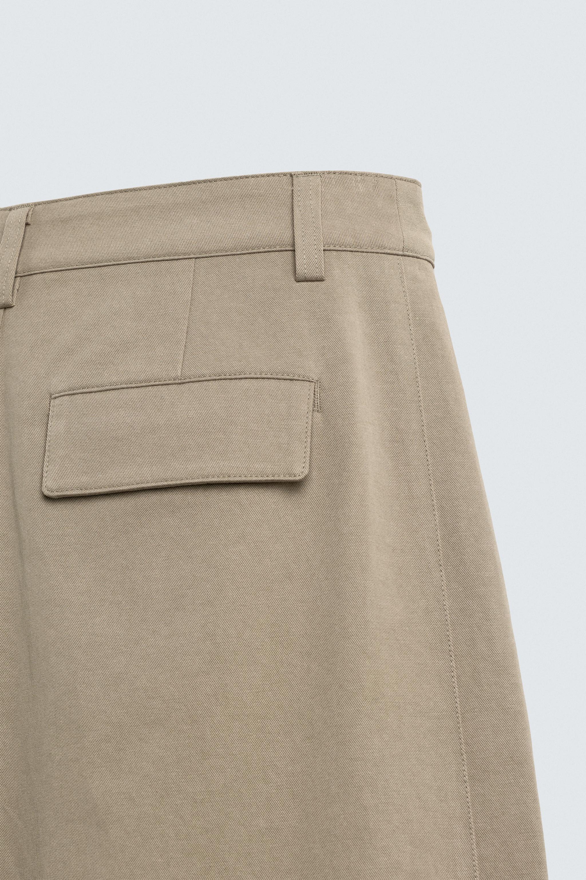 PANTALON COUPE DÉCONTRACTÉE À BAS AJUSTABLE