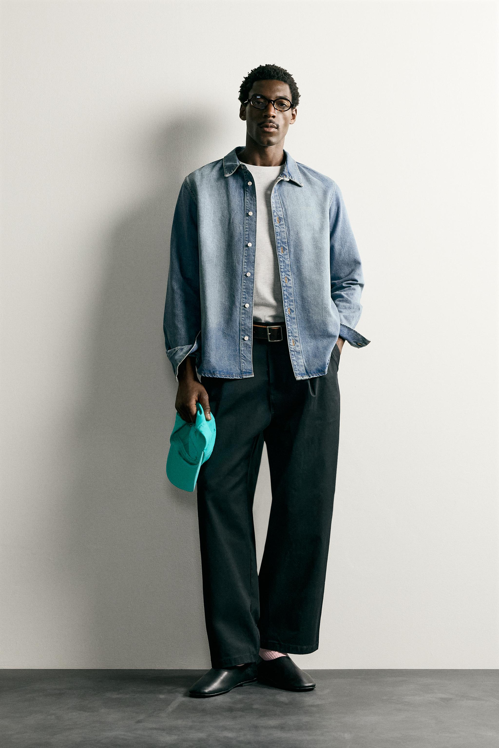 COTTON LYOCELL DENIM OVERSHIRT