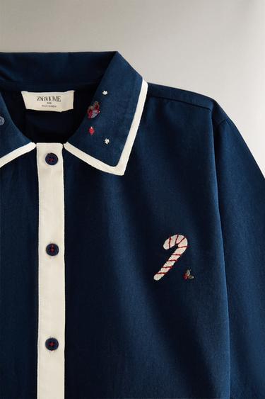 ENSEMBLE PYJAMA ENFANT PATCHS DE NOËL - MIDNIGHT BLUE de Zara - Image 2