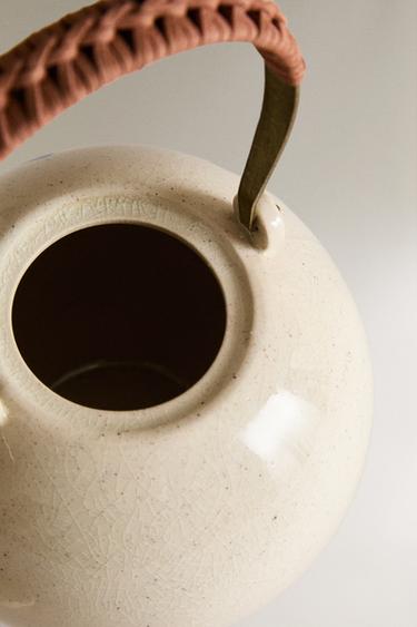 CERAMIC TEAPOT WITH PAINTED MOTIFS - Ecru by Zara - Image 2