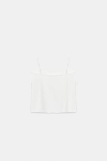 TOP BRODÉ - Blanc de Zara - Image 5