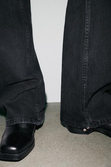 JEAN TRF DROIT TAILLE BASSE - Noir de Zara - Image 3
