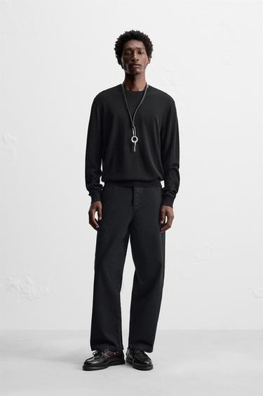 ULD SWEATER - KASHMIR - Sort fra Zara - Billede 0