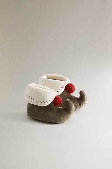 CHAUSSON DE NOËL ELFE - Vert de Zara - Image 1